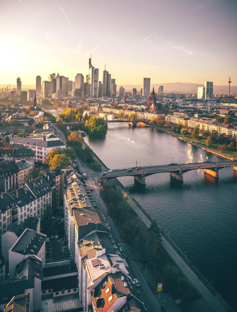 Frankfurt skyline Frankfurt skyline